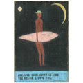 Because Your Heart is Like the Ocean (Black) - Art Tile Collection