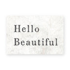Hello Beautiful Art Tile