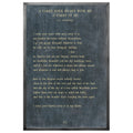 I Carry Your Heart Art Print - Grey Wood