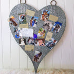 Large Zinc Heart with Magnets