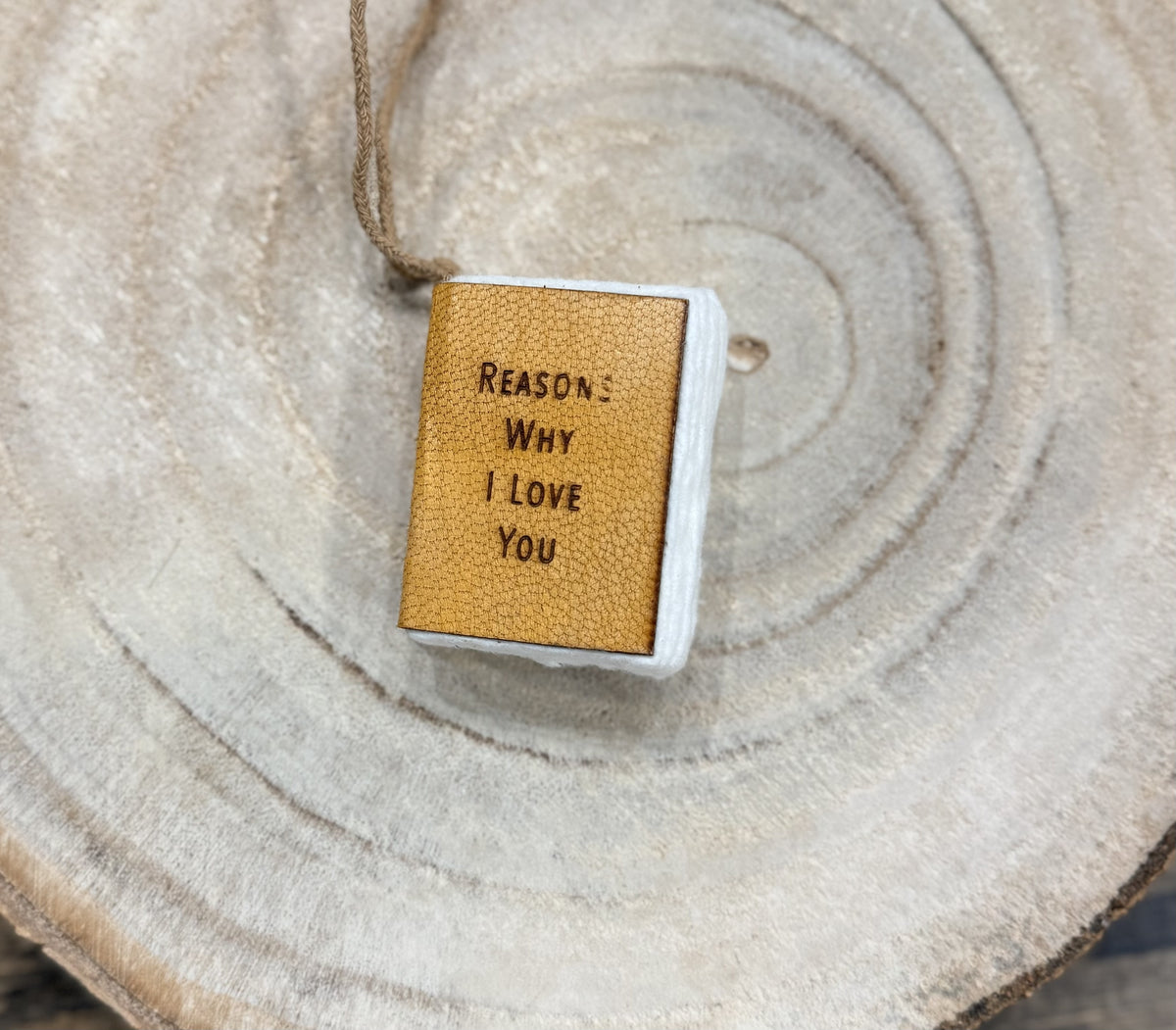 Reasons Why I Love You Little Book Ornament