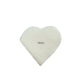 XOXO Mini Deckled Edge Heart Book - Cream