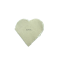 Loved Mini Deckled Edge Heart Book - Cream