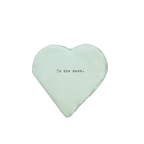 To The Moon Mini Deckled Edge Heart Book - Sage