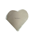 Forever Mini Deckled Edge Heart Book - Sage