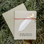 Your Wings Already Exist, All You Have To Do Is Fly Feather Card