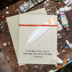 If You Want To Fly Feather Card