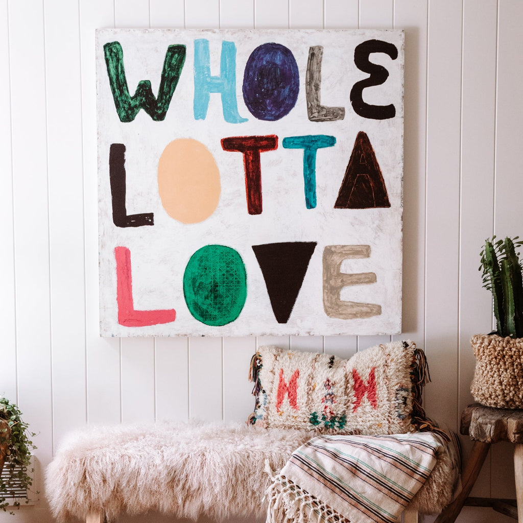 Colorful Whole Lotta Love Art Print