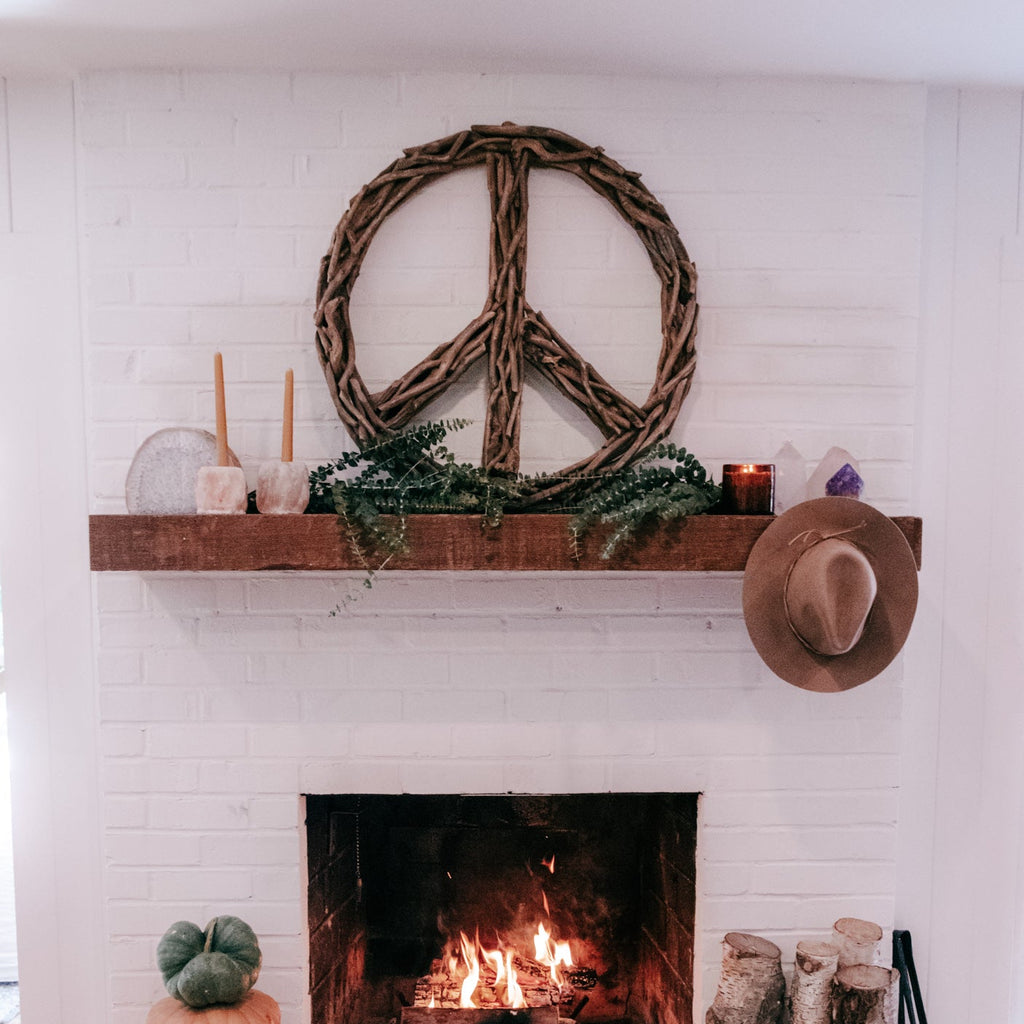 Peace Sign Driftwood - 30"