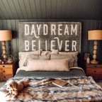 Daydream Believer Art Print in Black