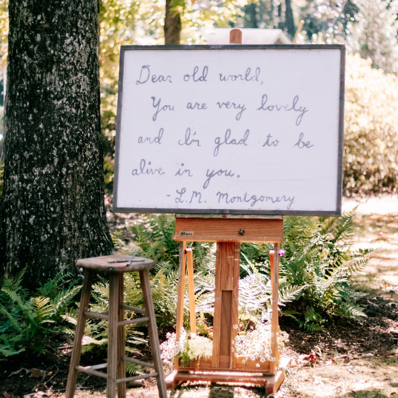 Dear Old World Art Print - Gallery Wrap