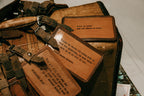 To Live Will Be Leather Luggage Tag
