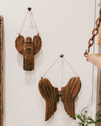 Angel Hand Carved Wood Art