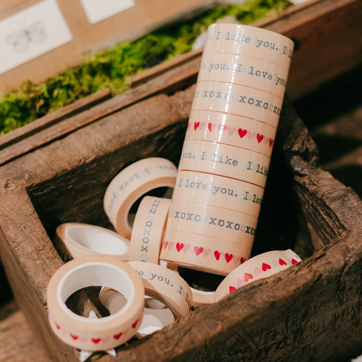 Red Hearts Sugarboo Washi Tape