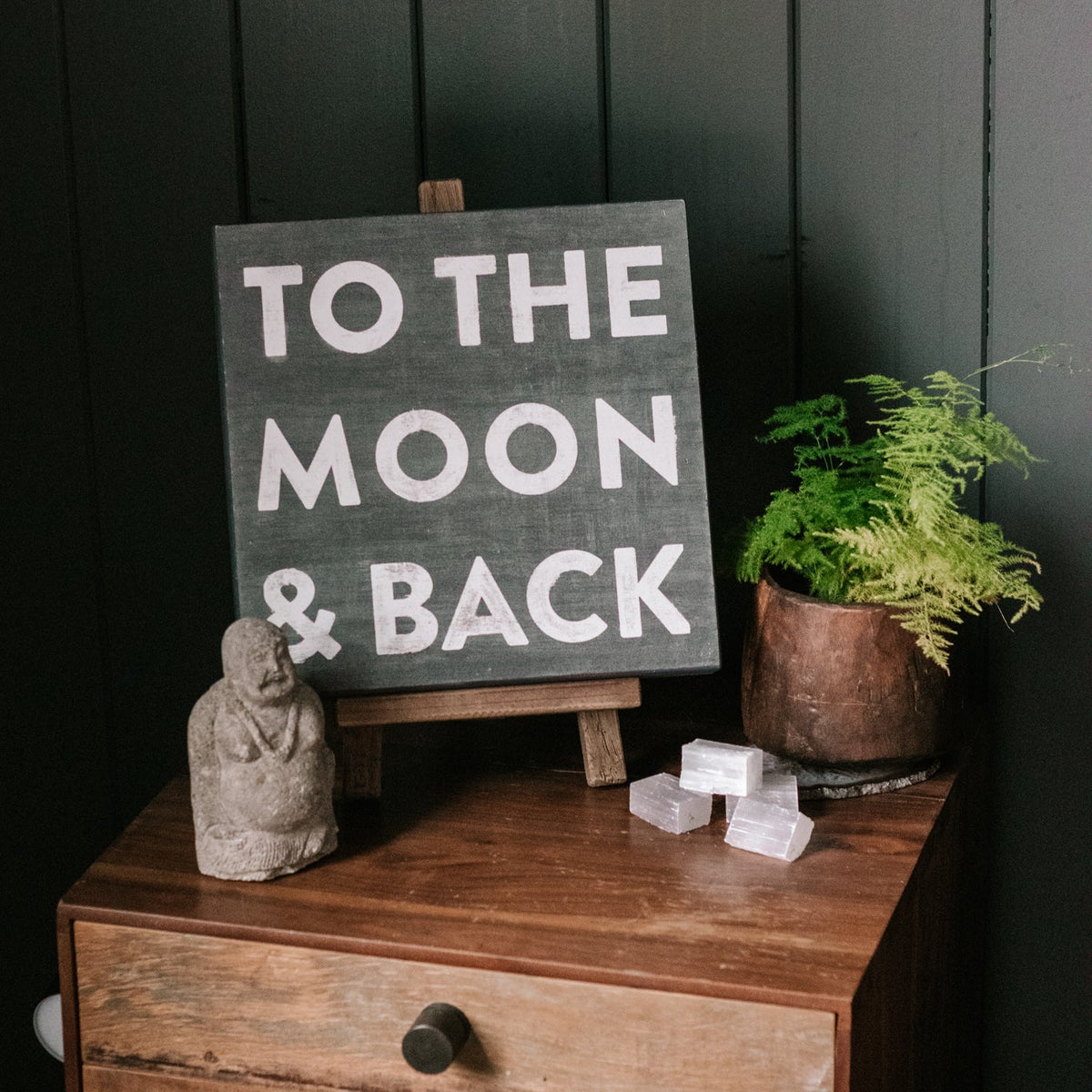 To The Moon & Back Art Tile
