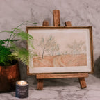 Medium Recycled Pine Wood Easel 13.6 x 8.86