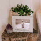 Angels Are Watching Zinc Linen Frame 6x4