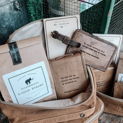 Mini Signature Leather Journals - Maple