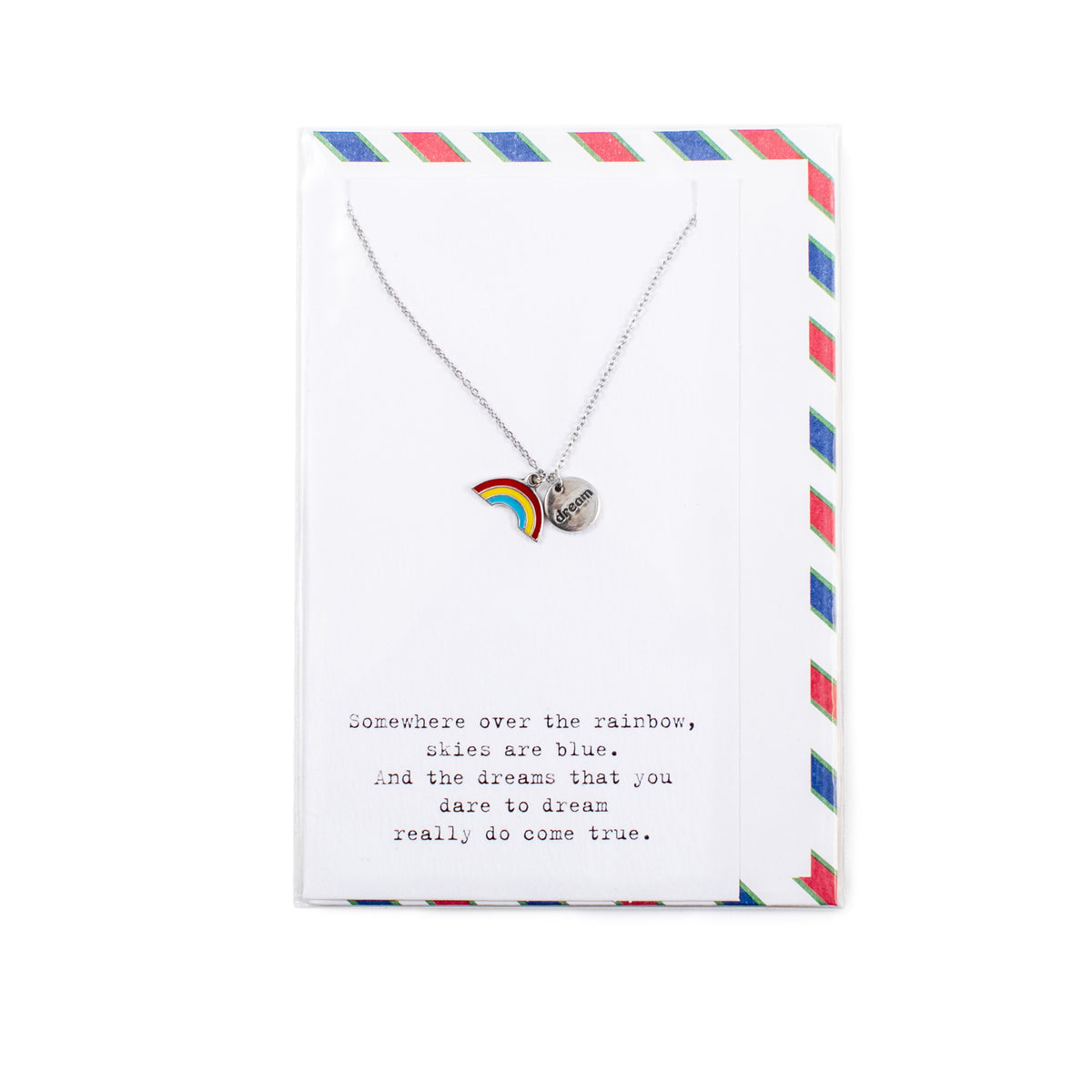 ***Air Mail Littles Collection - Necklace - Rainbow
