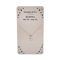 ***Zodiac Necklace Collection 1-Gemini