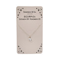 ***Zodiac Necklace Collection 1-Scorpio