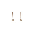 Gold plated Opal Threader Earrings