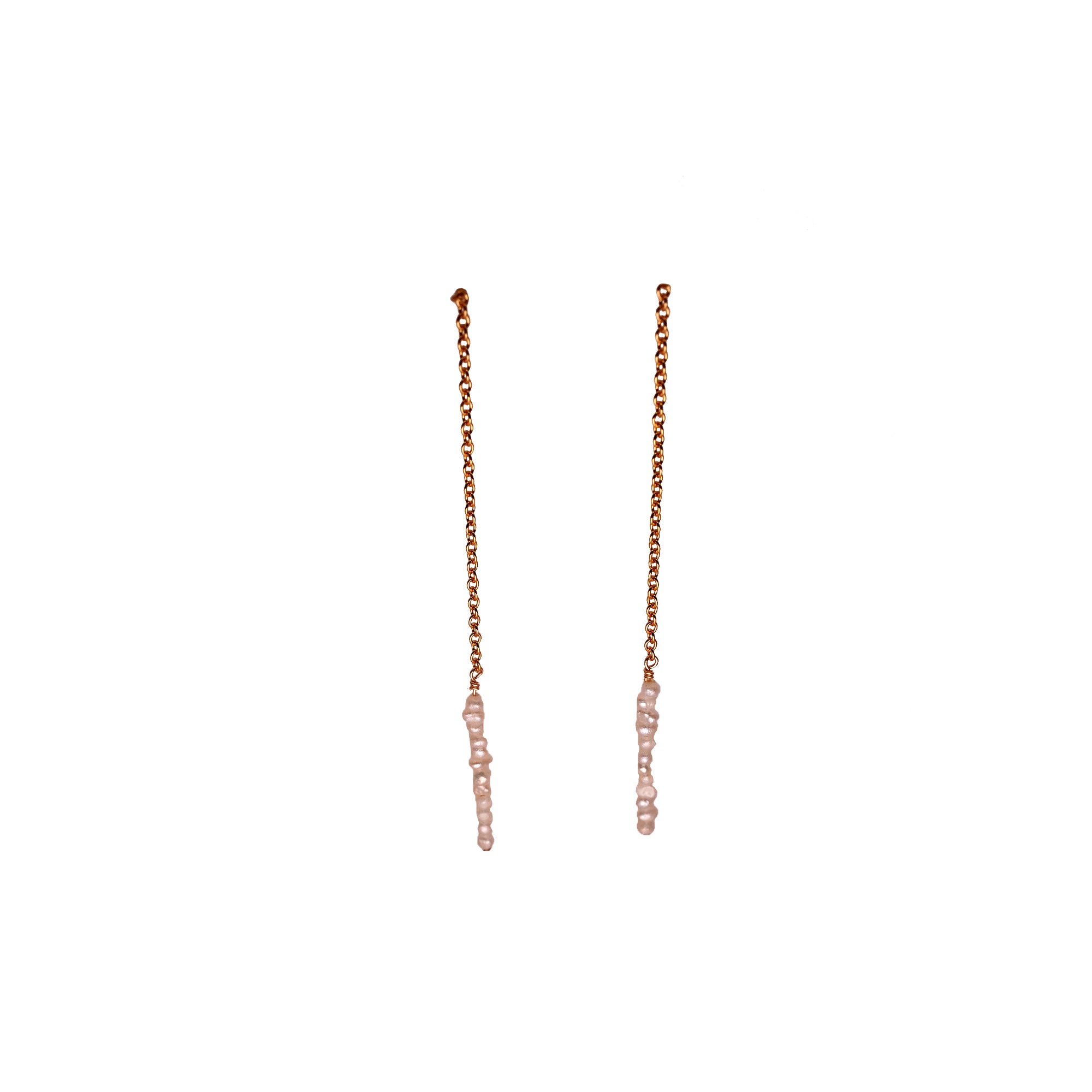 Freshwater Seed Pearl Threader Earrings