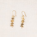 Brass Moon Phases Dangle Earrings