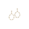Moonstone Teardrop Statement Earrings