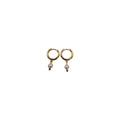Hoop Earring - Pearl Dangle