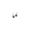 Sunburst Medallion Iolite Earrings
