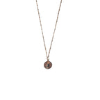 Sunburst Medallion Iolite Necklace