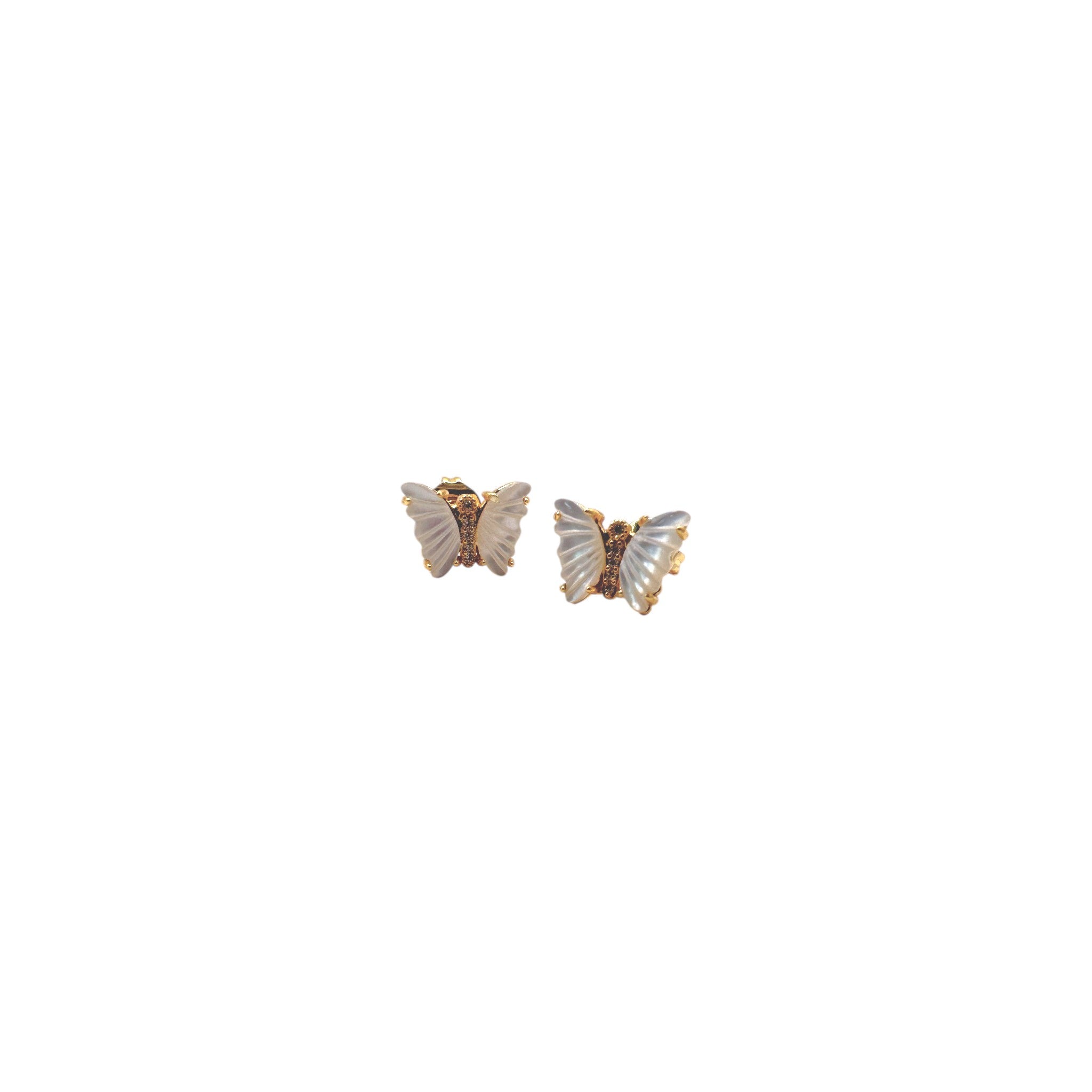 Butterfly Mother of Pearl Earrings