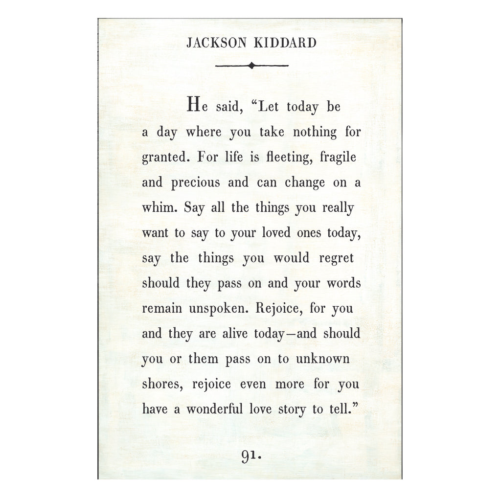 Jackson Kiddard Art Print (Gallery Wrap)