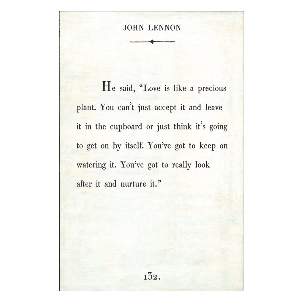 John Lennon - Book Collection - Art Print