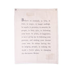 Believe In Yourself Canvas Wall Tarp - 31.5x40