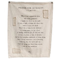 Prayer For Humanity Canvas Wall Tarp - 31.5x40