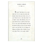 Kahlil Gibran Art Print - Gallery Wrap