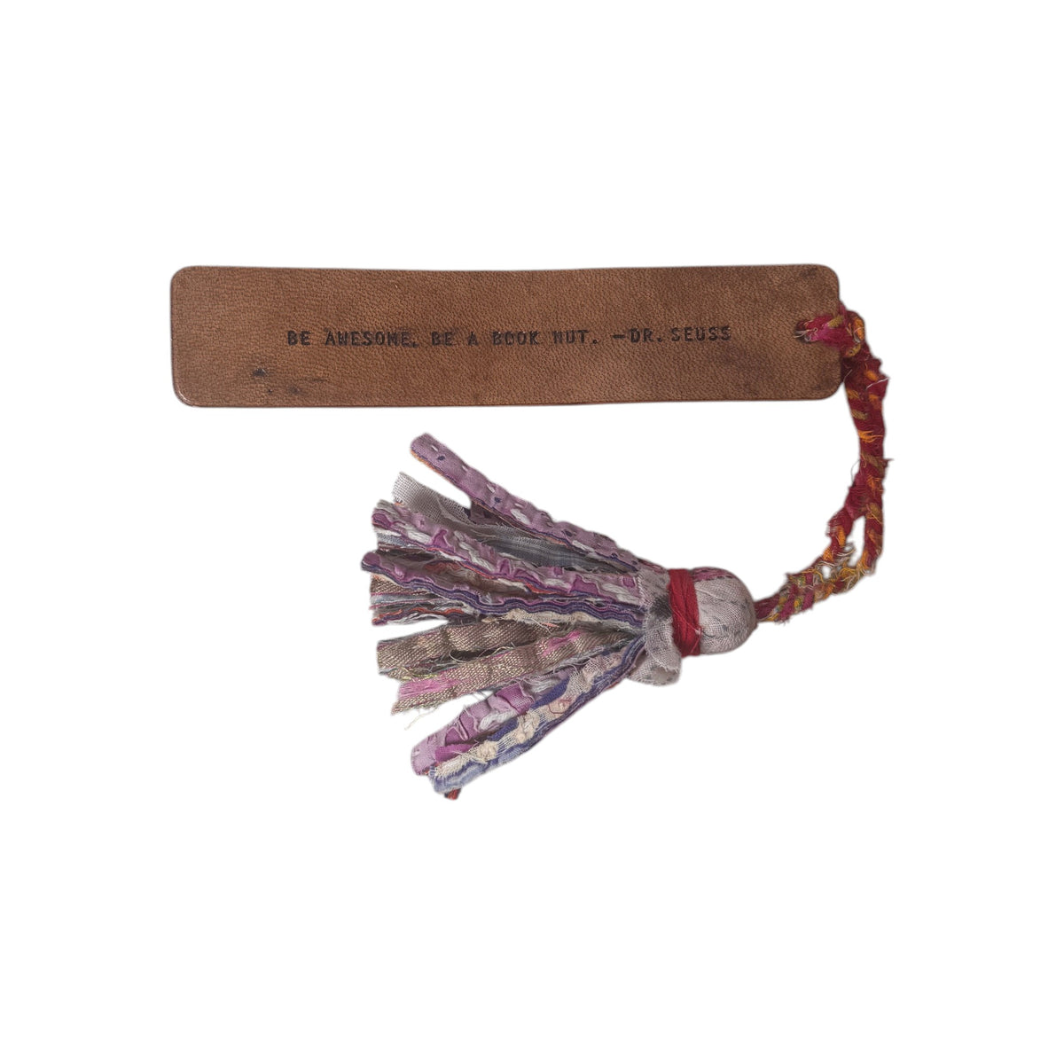Be Awesome Be A Book Nut Kantha Tassle Bookmark