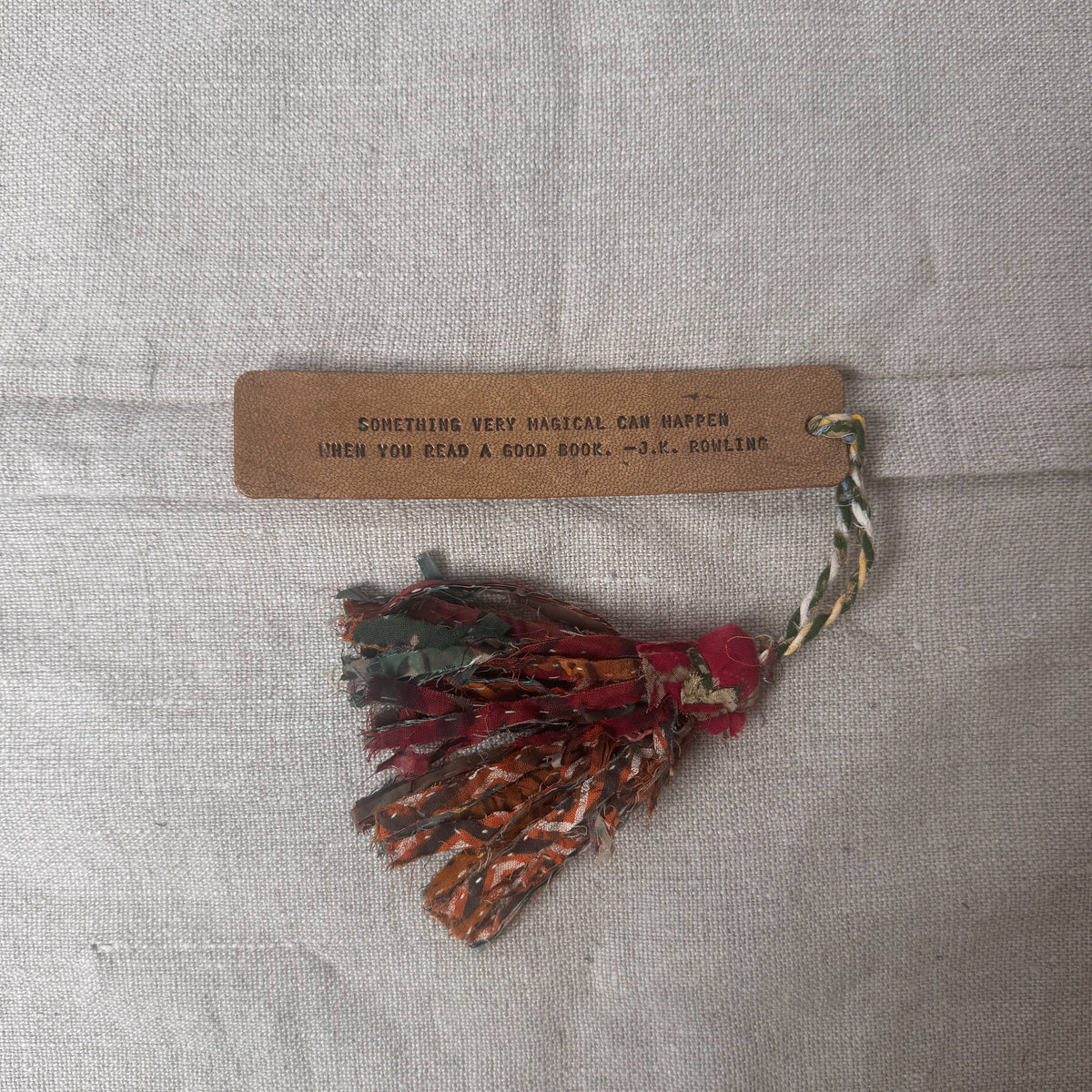 Something Very Magical Kantha Tassle Bookmark