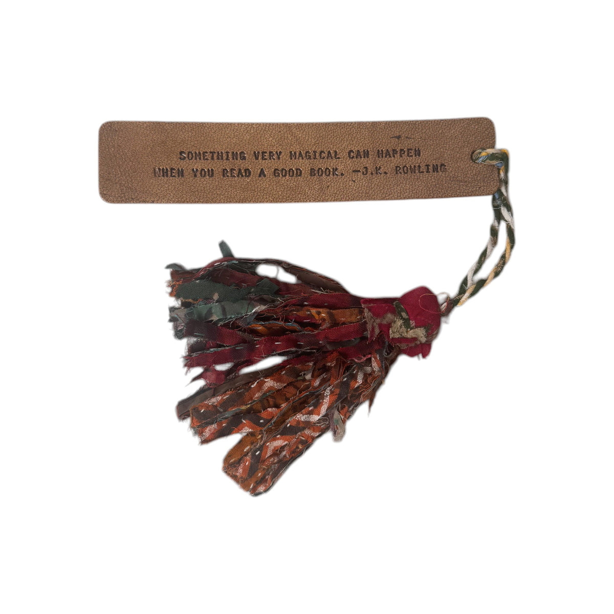 Something Very Magical Kantha Tassle Bookmark