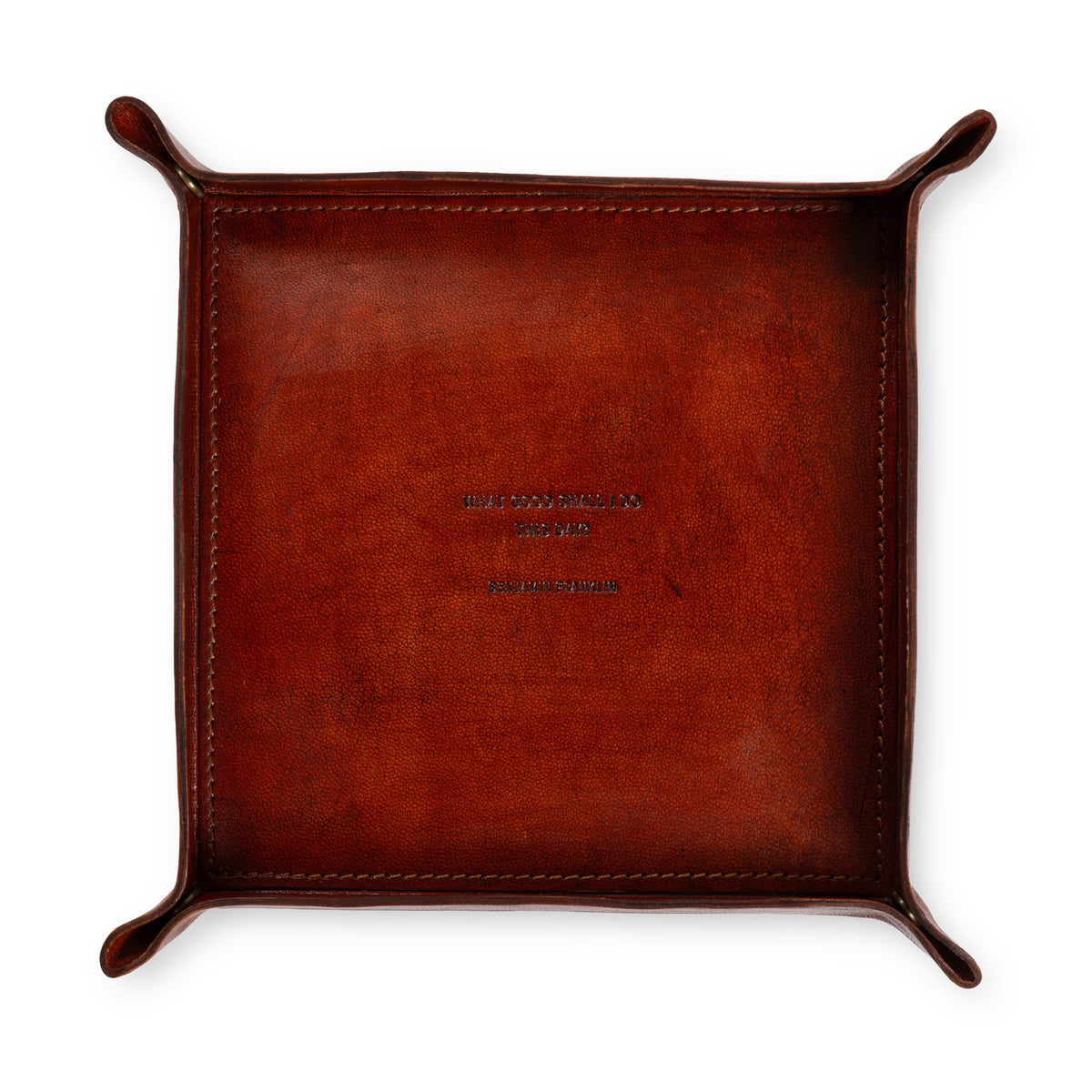 What Good Shall I Do Leather Catchall