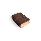Mini Wrap Leather Journal 2nd Edition - Walnut