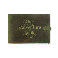 Our Adventure Leather Story Keeper 14" x 10" - Moss