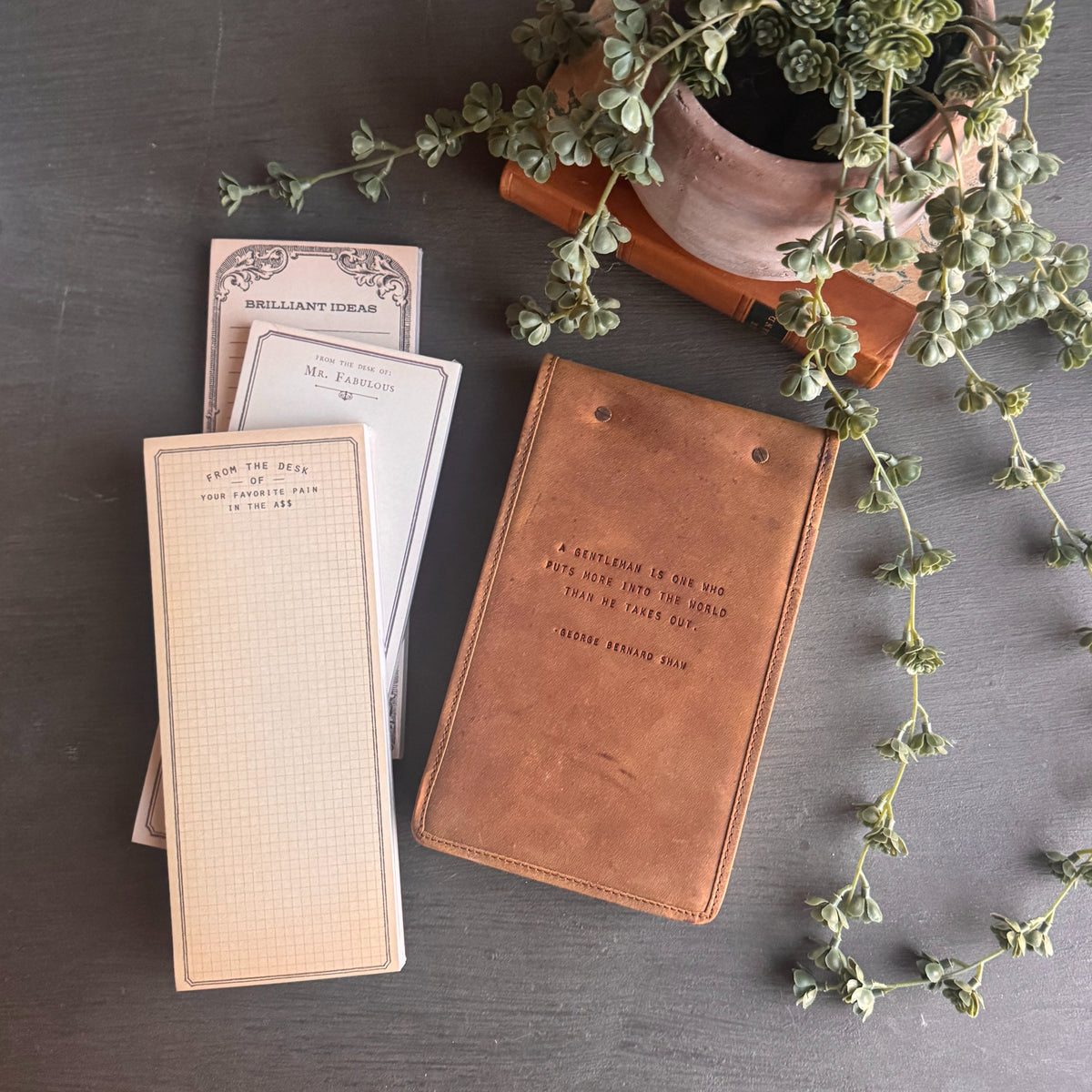 Desk Leather Journals