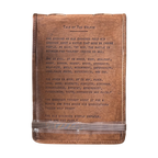 Tale of Two Wolves Signature Leather Journal - Maple