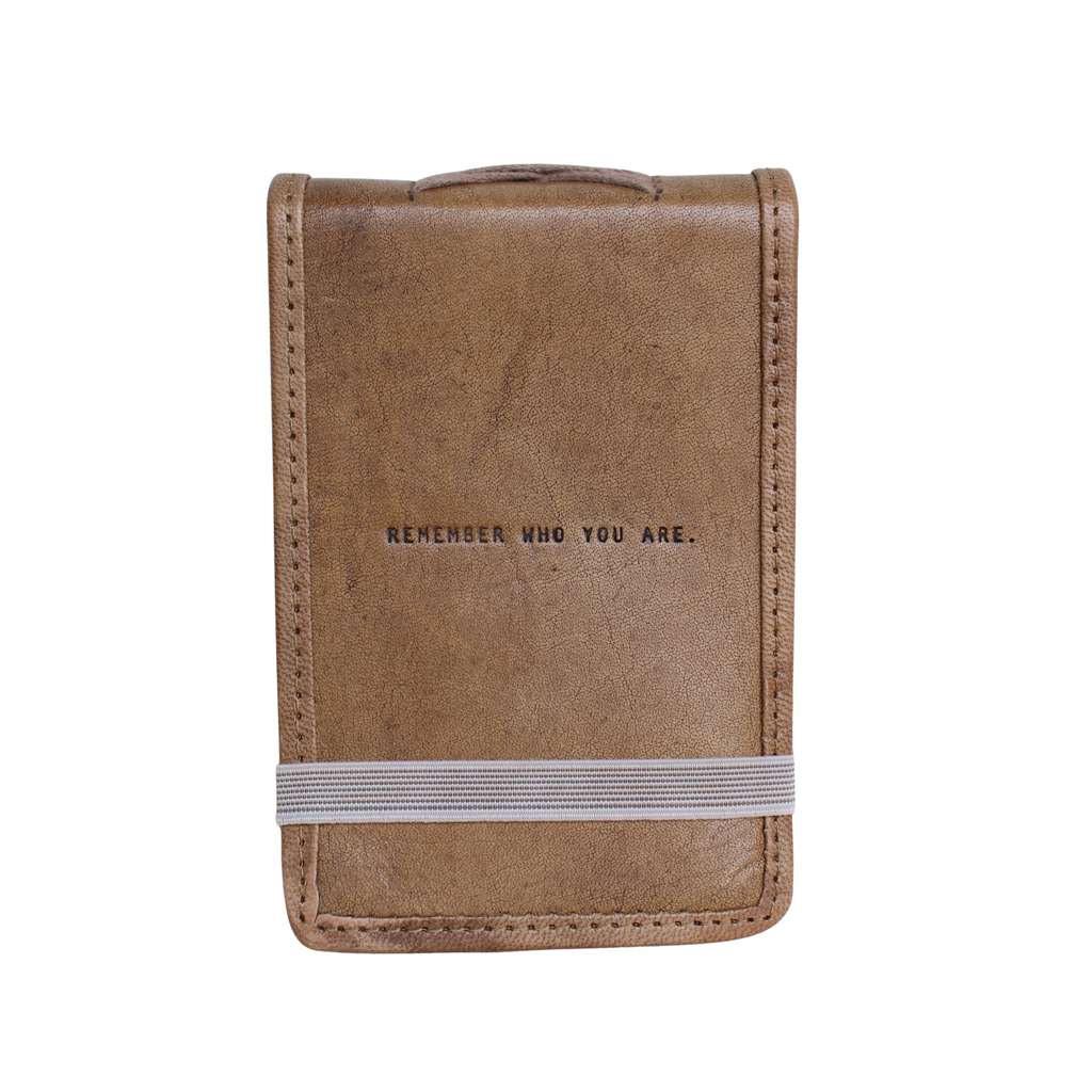 Mini Signature Leather Journals - Maple