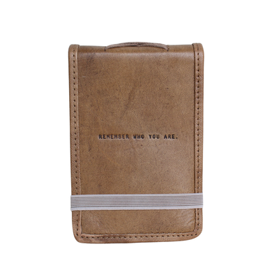 Mini Signature Leather Journals - Maple