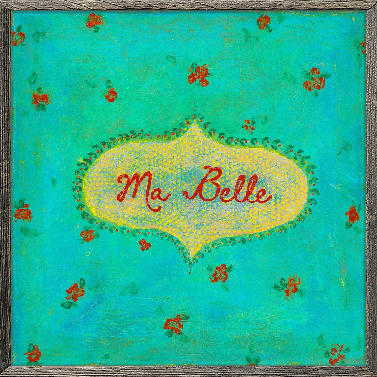 Ma Belle (Grey Wood) - Art Print