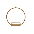 Round Brass Standing Frame - 4in